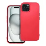 iPhone15 - Hátlap tok - piros - SOFT