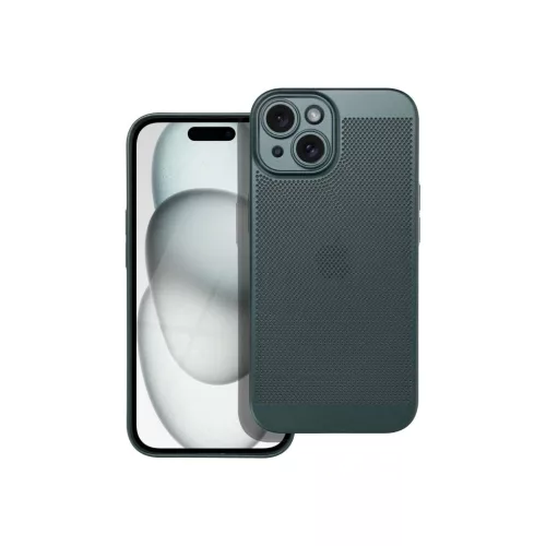 iPhone15 Plus - Hátlap tok - zöld - BREEZY