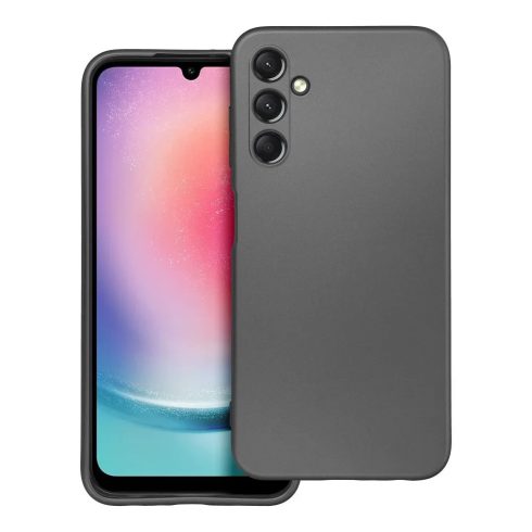 METALLIC tok - SAMSUNG A25 5G grey (sötétszürke)