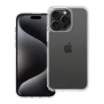 iPhone15 Pro - Hátlap tok - átlátszó - Hybrid Szilikon tok