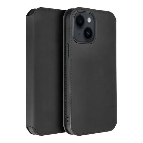 DUAL POCKET Notesz tok - SAMSUNG A15 5G black (fekete)