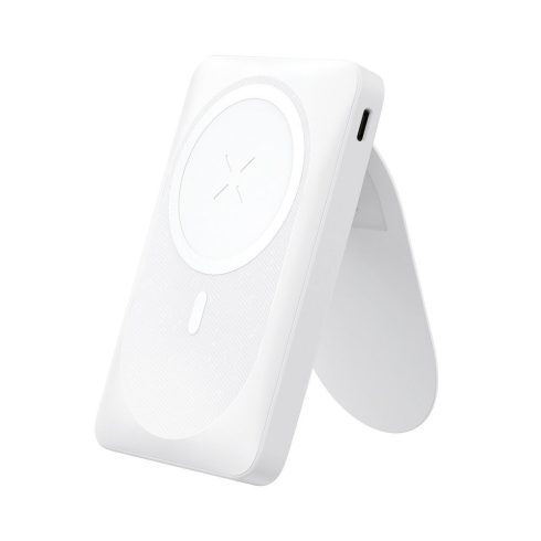 Power Bank, FORCELL F-ENERGY F10K2 MagSafe 15W 10000 mAh (fehér)