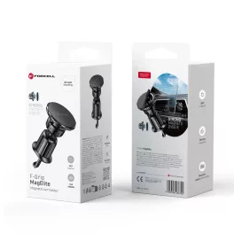   Autós tartó - szellőzőbe - fekete - mágneses - Forcell F-Grip MagElite