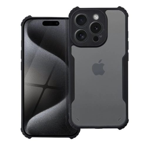 iPhone16 Pro - Hátlap tok - fekete - Anti-Drop