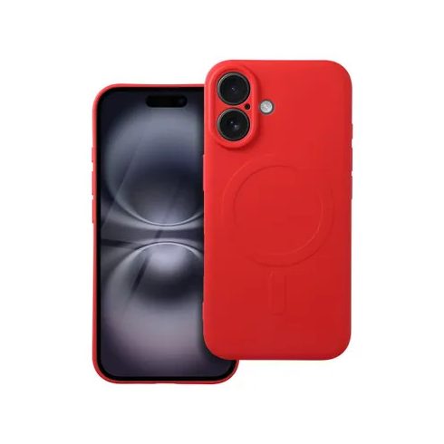 SZILIKON MagSafe tok - IPHONE 16 red (piros)