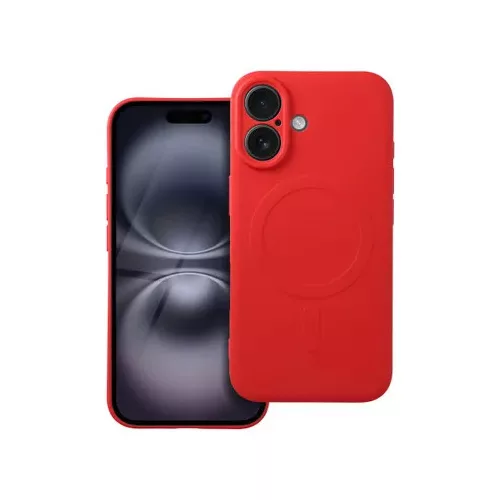 SZILIKON MagSafe tok - IPHONE 16 red (piros)