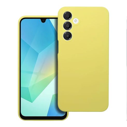 SZILIKON tok 2mm - SAMSUNG A16 5G / A16 4G lemon (citromsárga)