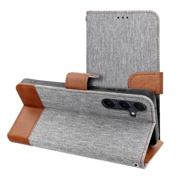 JEANS Notesz tok - SAMSUNG A13 5G / A04S gray (szürke)