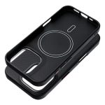 IPHONE 16 - Hátlap tok MagSafe - fekete - Carbon Elite Mag