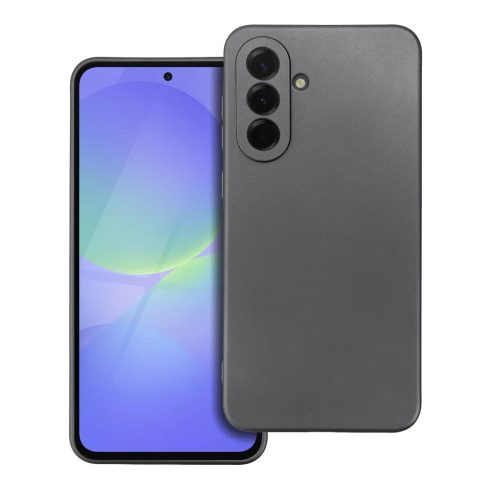METALLIC tok - SAMSUNG A36 5G grey (sötétszürke )