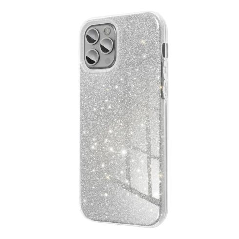 SHINING Csillámos tok - SAMSUNG A26 5G silver (szürke)