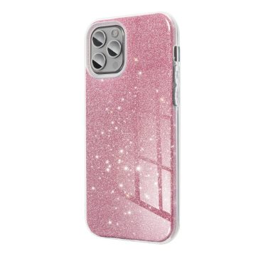 SAMSUNG A56 5G - SHINING Csillámos tok pink (rózsaszín)