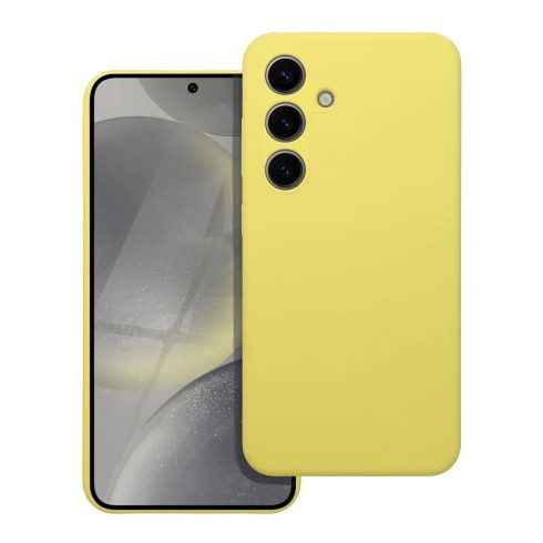 SZILIKON tok 2mm - SAMSUNG A26 5G lemon (citromsárga)
