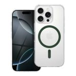 Drop Glue Colorful Ring Mag  MagSafe Hátlap tok - SAMSUNG A56 dark green (zöld)