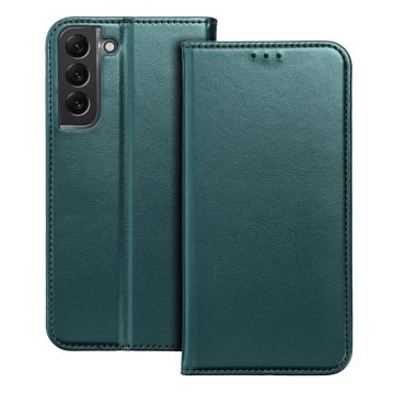 SMART MAGNETO Notesz tok - SAMSUNG A56 dark green (zöld)