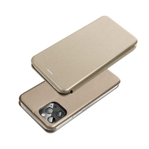 ELEGANCE Notesz tok - SAMSUNG A56 gold (arany)