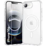 iPhone16e - Hátlap tok MagSafe - átlátszó 