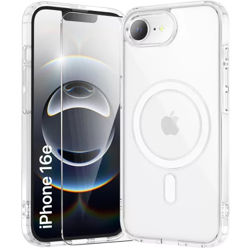 iPhone16e - Hátlap tok MagSafe - átlátszó 