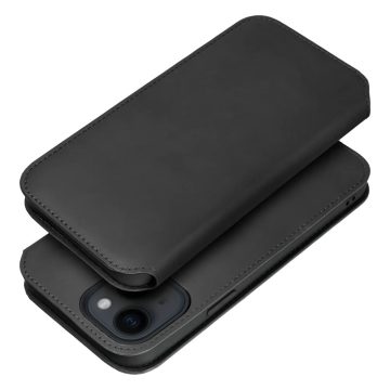   DUAL POCKET Notesz tok - XIAOMI Redmi Note 14 5G black (fekete)