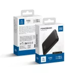 Powerbank - 5000 mAh - fekete - Blue Star W0539