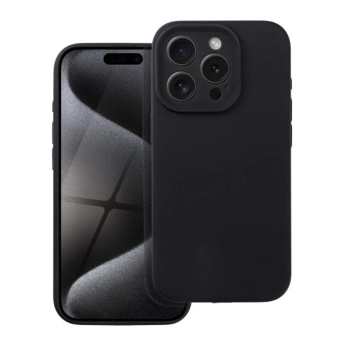 iPhone16e  - Szilikon tok 2mm (fekete)