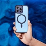 iPhone13 Pro - Hátlap tok MagSafe - kék - kam.v. - Variete