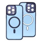 iPhone13 Pro - Hátlap tok MagSafe - kék - kam.v. - Variete