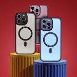 iPhone13 Pro - Hátlap tok MagSafe - kék - kam.v. - Variete