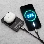Powerbank - MagSafe - 10000 mAh - fekete - FORCELL F-ENERGY F10K8 -15W