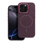 iPhone11 - Hátlap tok MagSafe - bordó - Frame