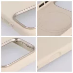 iPhone15 - Hátlap tok MagSafe - Fehér - Forcell F-Protect Frame Premium