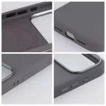 iPhone15 - Hátlap tok MagSafe - Szürke - Forcell F-Protect Frame Premium