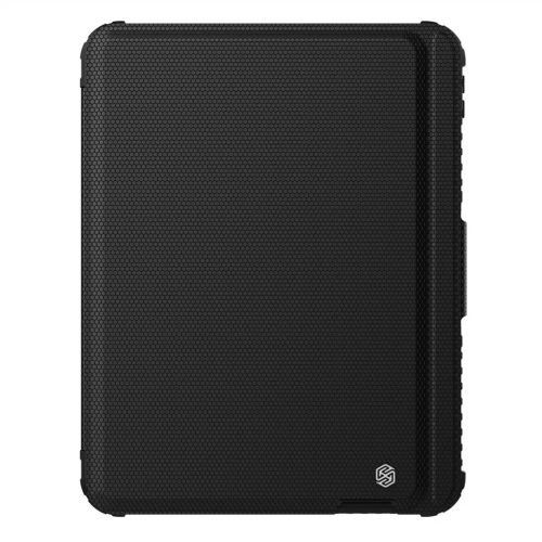 Tablet - iPad 2022 2025 A16 10,9 - Notesz tok - fekete - Nillkin keyboard 