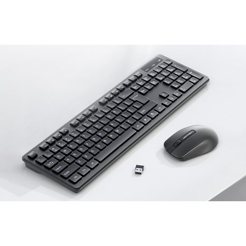 Vezeték nélküli billentyűzet + egér - fekete - VENTION KTDB0-EN