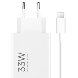   Hálózati töltő - 33W - USB-A + Type-c - fehér - Xiaomi MDY-16-EF