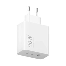   Hálozati adapter - 90W - 1x USB-A 2x USB-C - fehér - Xiaomi