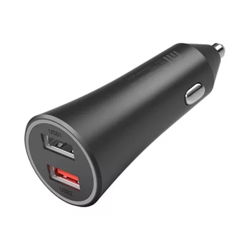 Autós adapter - 37W - 2x USB-A - fekete - Xiaomi Mi Dual GDS4147GL