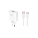 Hálózati töltő - 66W - USB-A + 6A Type-c - fehér - Honor