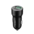 Autós adapter - 20W - USB-A, USB-C - fekete - Havit
