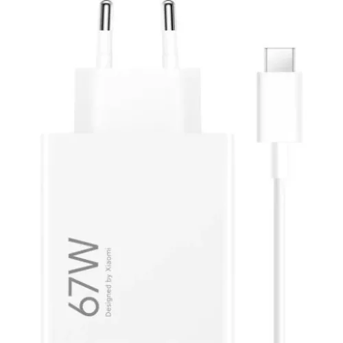 Hálózati töltő - 67W - USB-A + Type-c - fehér - Xiaomi MDY-12-EH