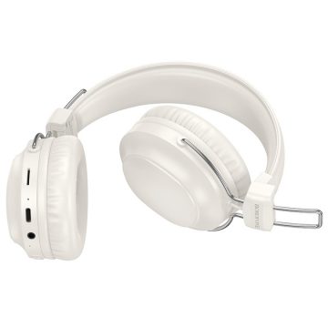 Borofone Melody B033 - Bluetooth Fejhallgató (fehér)