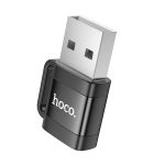 OTG - USB-A - USB-C Hoco 3A UA31D - fekete