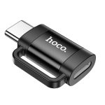 OTG USB C - Lightning Hoco 3A UA31E - fekete