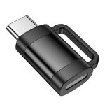 OTG USB C - Lightning Hoco 3A UA31E - fekete
