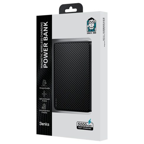 Benks MP15 - Powerbank magsafe 5000mAh (carbon)