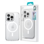 iPhone16 Pro - Hátlap tok MagSafe - Átlátszó / fehér Benks Lucent Pro 