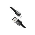Adatkábel - 1,2M - USB-A - USB-C+Lightning+Micro USB - fekete - Baseus CAML