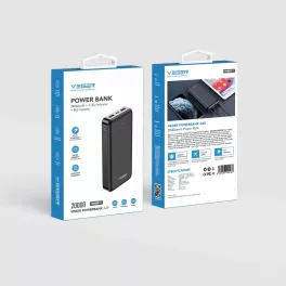 Powerbank - 20000 mAh - fekete - Veger A20