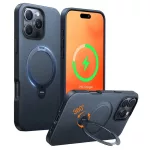 iPhone16 Pro - Hátlap tok MagSafe - fekete - Torras Ostand Spin