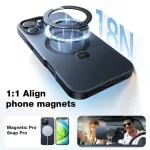 iPhone16 Pro - Hátlap tok MagSafe - fekete - Torras Ostand Spin